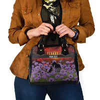 Personalised ANZAC Day Shoulder Handbag Remembering the Animals of War LT19 - Polynesian Pride