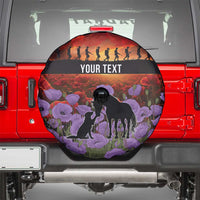 Personalised ANZAC Day Spare Tire Cover Remembering the Animals of War LT19 - Polynesian Pride