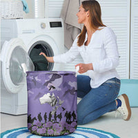 ANZAC Day Laundry Basket Lest We Forget the Animals Too LT19 - Polynesian Pride