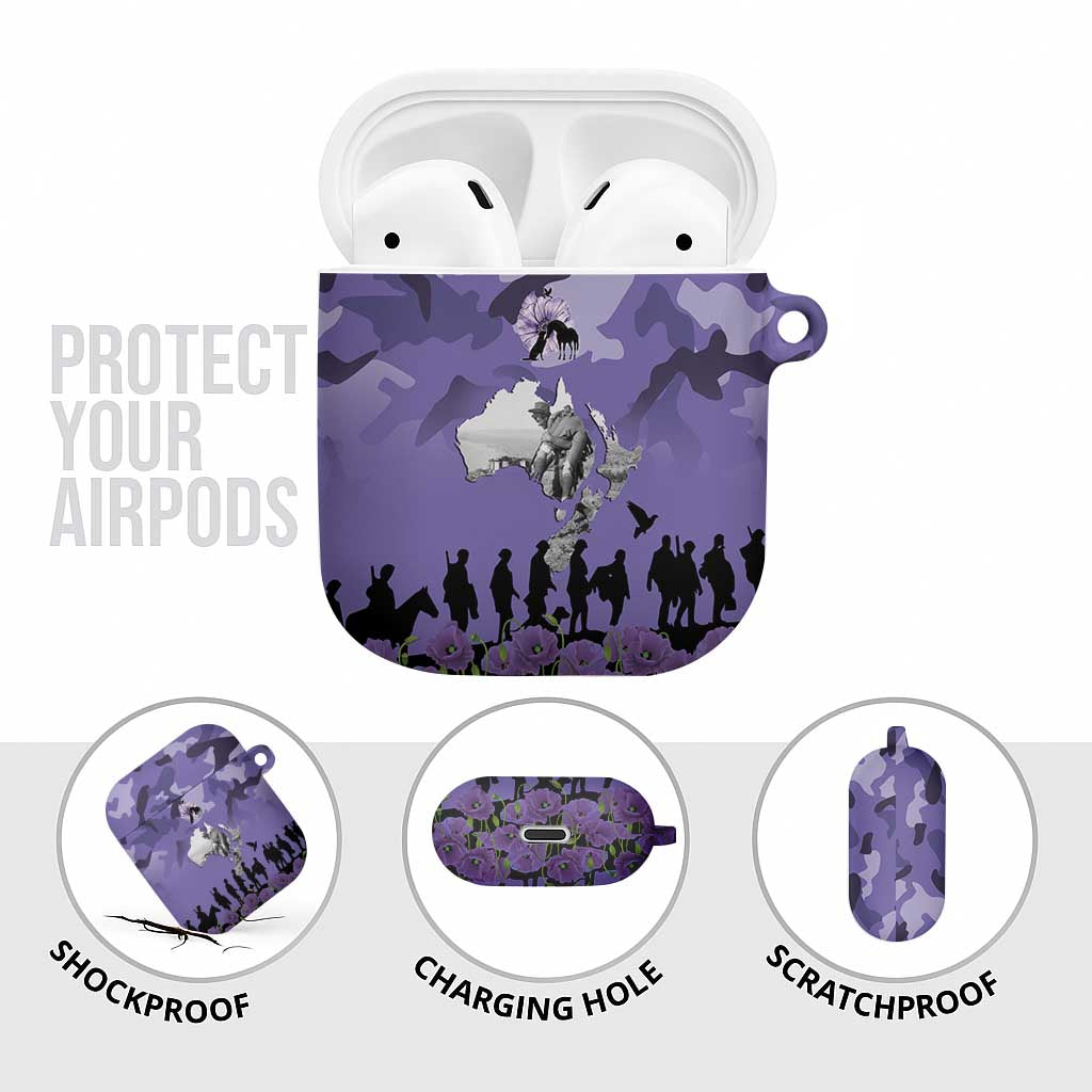 ANZAC Day AirPods Case Lest We Forget the Animals Too LT19 - Polynesian Pride