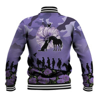 ANZAC Day Baseball Jacket Lest We Forget the Animals Too LT19 - Polynesian Pride