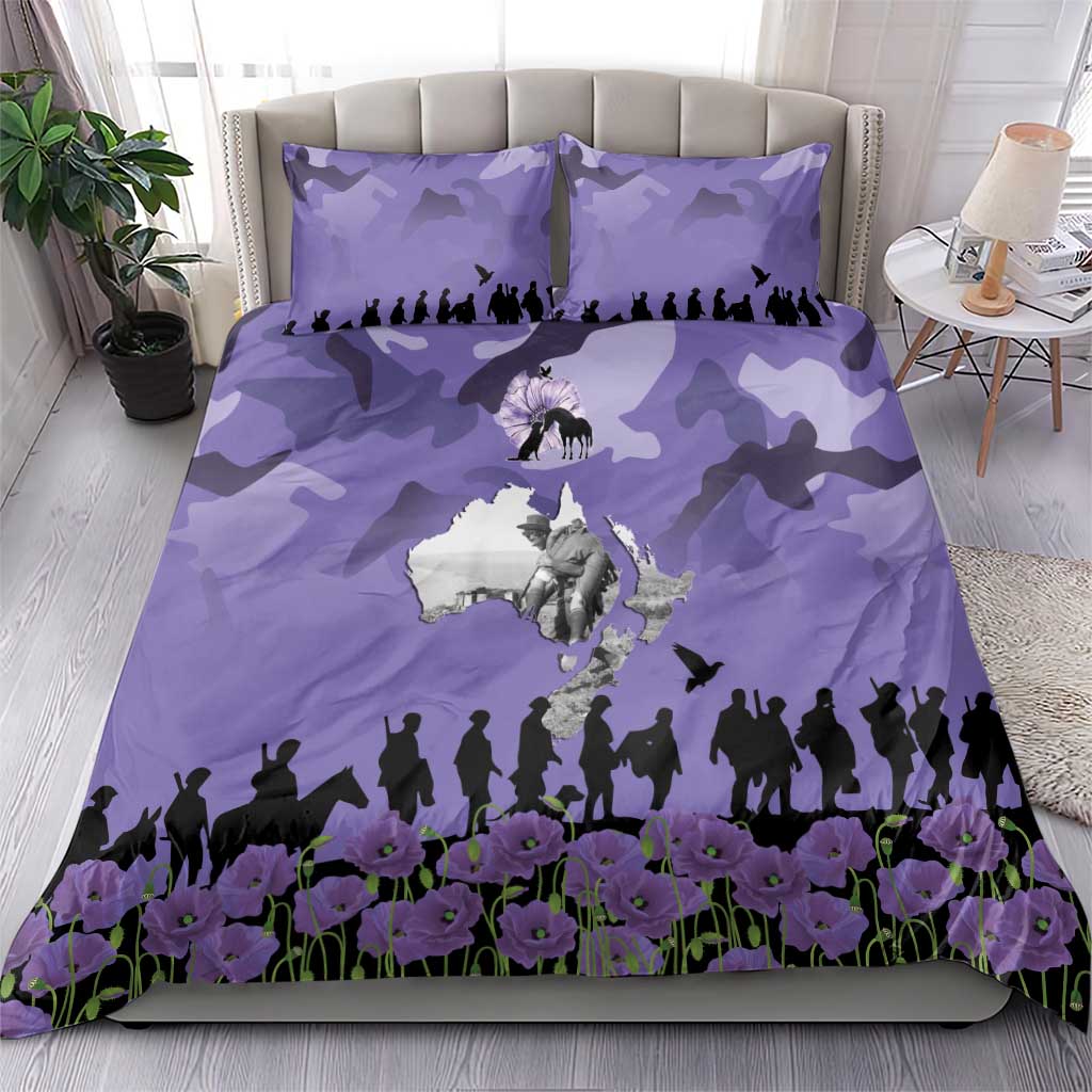 ANZAC Day Bedding Set Lest We Forget the Animals Too LT19 - Polynesian Pride
