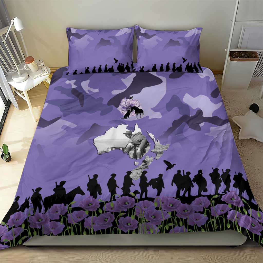 ANZAC Day Bedding Set Lest We Forget the Animals Too LT19 - Polynesian Pride