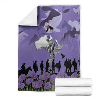 ANZAC Day Blanket Lest We Forget the Animals Too LT19 - Polynesian Pride