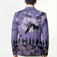 ANZAC Day Blazer Lest We Forget the Animals Too LT19 - Polynesian Pride