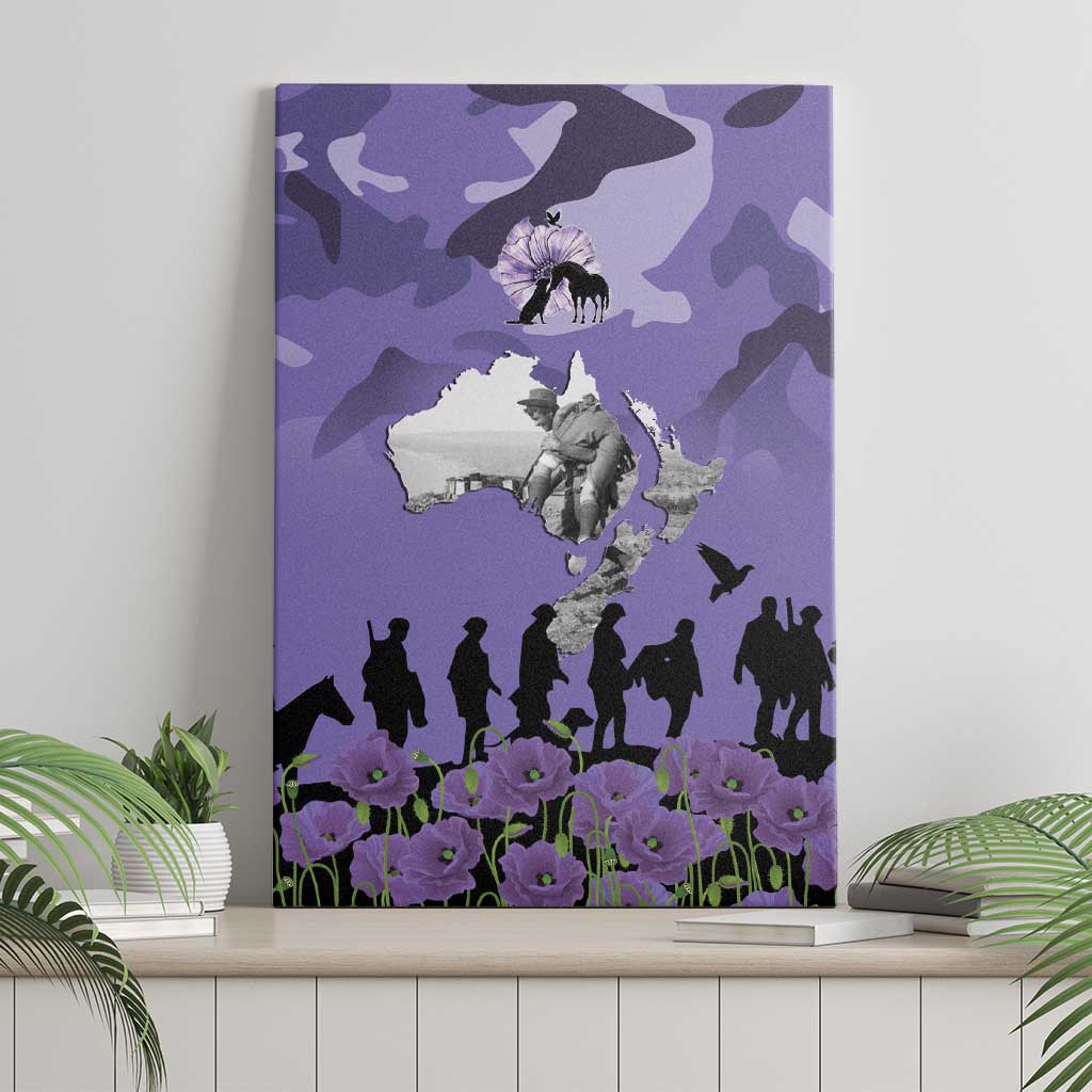 ANZAC Day Canvas Wall Art Lest We Forget the Animals Too LT19 - Polynesian Pride