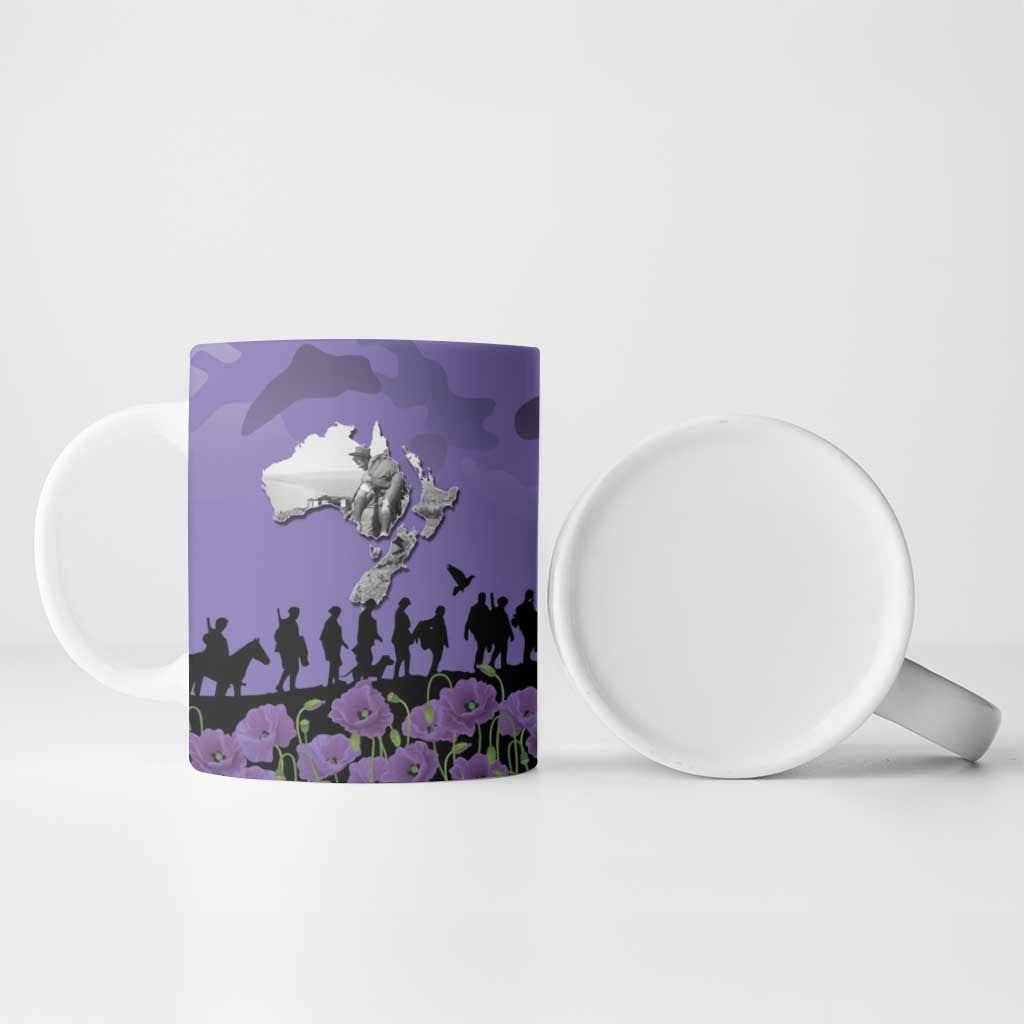 ANZAC Day Ceramic Mug Lest We Forget the Animals Too LT19 - Polynesian Pride