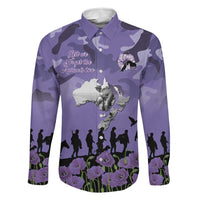 ANZAC Day Family Matching Long Sleeve Bodycon Dress and Hawaiian Shirt Lest We Forget the Animals Too