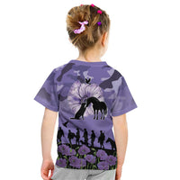 ANZAC Day Kid T Shirt Lest We Forget the Animals Too LT19 - Polynesian Pride