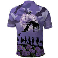 ANZAC Day Polo Shirt Lest We Forget the Animals Too LT19 - Polynesian Pride