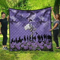 ANZAC Day Quilt Lest We Forget the Animals Too LT19 - Polynesian Pride