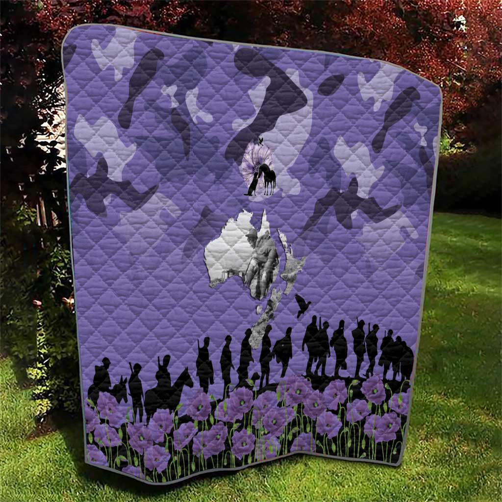 ANZAC Day Quilt Lest We Forget the Animals Too LT19 - Polynesian Pride