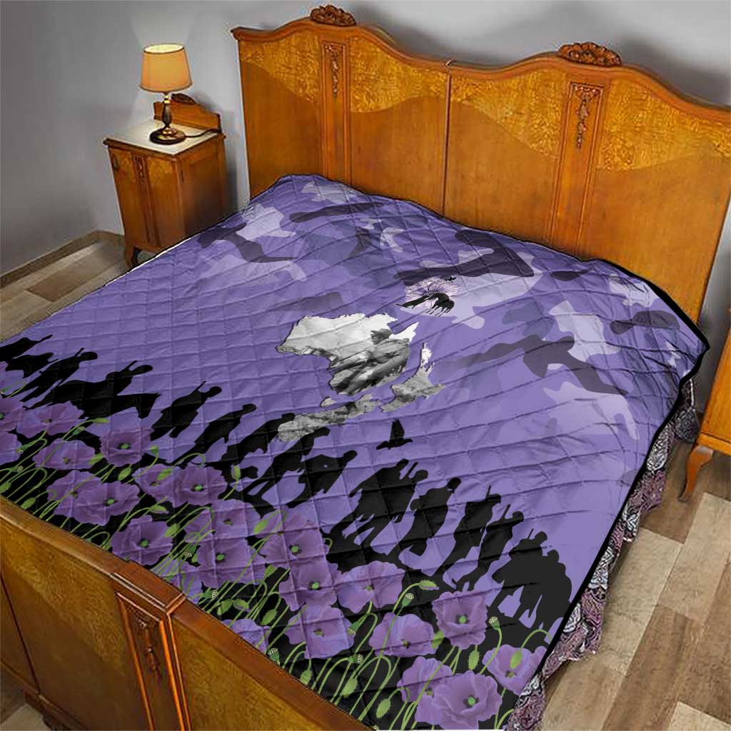 ANZAC Day Quilt Lest We Forget the Animals Too LT19 - Polynesian Pride