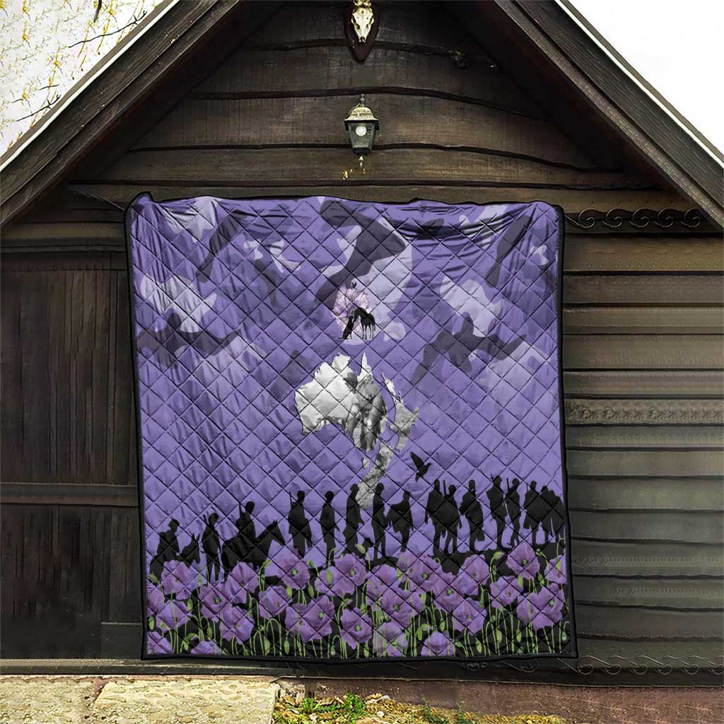 ANZAC Day Quilt Lest We Forget the Animals Too LT19 - Polynesian Pride