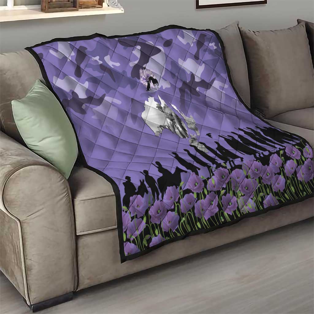 ANZAC Day Quilt Lest We Forget the Animals Too LT19 - Polynesian Pride