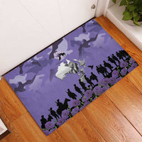 ANZAC Day Rubber Doormat Lest We Forget the Animals Too LT19 - Polynesian Pride