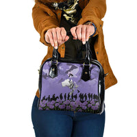 ANZAC Day Shoulder Handbag Lest We Forget the Animals Too LT19 One Size Purple - Polynesian Pride