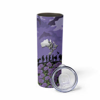 ANZAC Day Skinny Tumbler Lest We Forget the Animals Too LT19 - Polynesian Pride