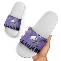 ANZAC Day Slide Sandals Lest We Forget the Animals Too LT19 - Polynesian Pride