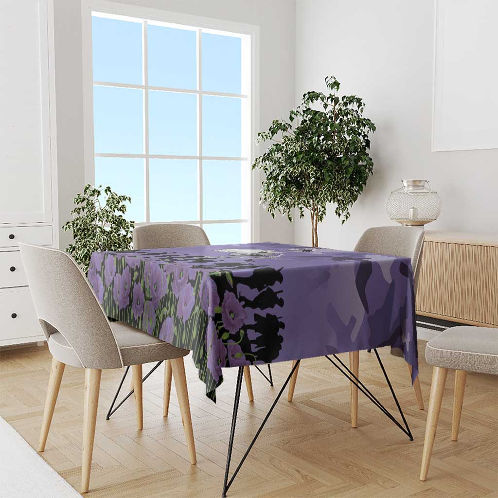 ANZAC Day Tablecloth Lest We Forget the Animals Too LT19 - Polynesian Pride