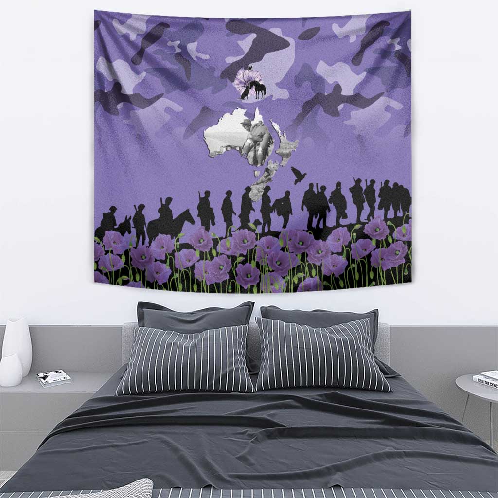 ANZAC Day Tapestry Lest We Forget the Animals Too LT19 - Polynesian Pride