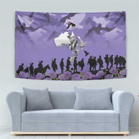 ANZAC Day Tapestry Lest We Forget the Animals Too LT19 - Polynesian Pride