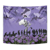 ANZAC Day Tapestry Lest We Forget the Animals Too LT19 - Polynesian Pride