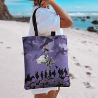 ANZAC Day Tote Bag Lest We Forget the Animals Too LT19 - Polynesian Pride