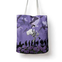 ANZAC Day Tote Bag Lest We Forget the Animals Too LT19 - Polynesian Pride