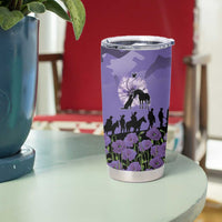 ANZAC Day Tumbler Cup Lest We Forget the Animals Too LT19 - Polynesian Pride