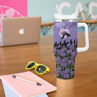 ANZAC Day Tumbler With Handle Lest We Forget the Animals Too LT19 - Polynesian Pride