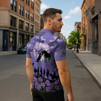 ANZAC Day Zipper Polo Shirt Lest We Forget the Animals Too LT19 - Polynesian Pride