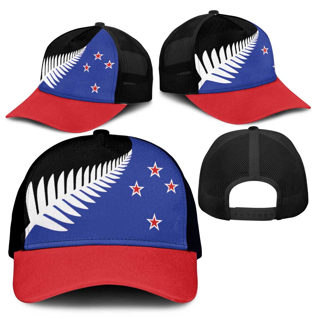 New Zealand Mesh Trucker Cap National Flag Style - Polynesian Pride