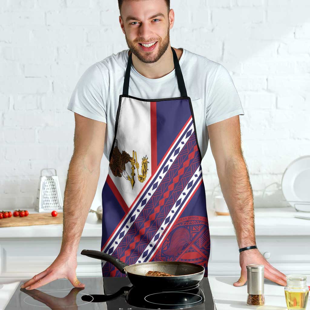 American Samoa Flag Day Apron Polynesian Tribal Tattoo Eagle Art LT19 - Polynesian Pride