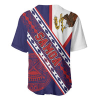 American Samoa Flag Day Baseball Jersey Polynesian Tribal Tattoo Eagle Art LT19 - Polynesian Pride