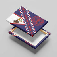 American Samoa Flag Day Canvas Wall Art Polynesian Tribal Tattoo Eagle Art LT19 - Polynesian Pride