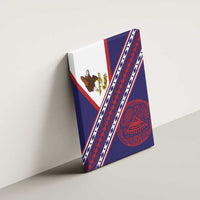 American Samoa Flag Day Canvas Wall Art Polynesian Tribal Tattoo Eagle Art LT19 - Polynesian Pride