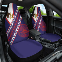 American Samoa Flag Day Car Seat Cover Polynesian Tribal Tattoo Eagle Art LT19 One Size Navy - Polynesian Pride