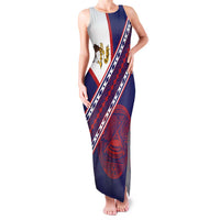American Samoa Flag Day Family Matching Tank Maxi Dress and Hawaiian Shirt Polynesian Tribal Tattoo Eagle Art