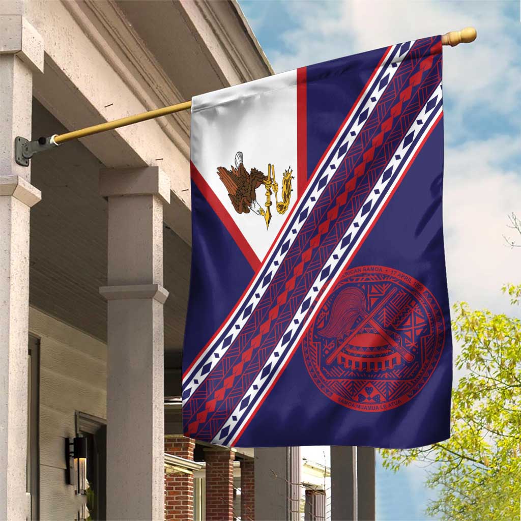 American Samoa Flag Day Garden Flag Polynesian Tribal Tattoo Eagle Art