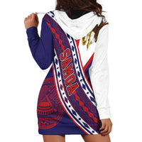 American Samoa Flag Day Hoodie Dress Polynesian Tribal Tattoo Eagle Art LT19 - Polynesian Pride