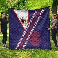 American Samoa Flag Day Quilt Polynesian Tribal Tattoo Eagle Art LT19 - Polynesian Pride