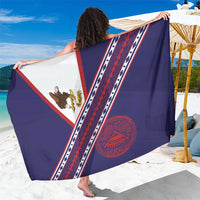 American Samoa Flag Day Sarong Polynesian Tribal Tattoo Eagle Art LT19 One Size 44 x 66 inches Navy - Polynesian Pride