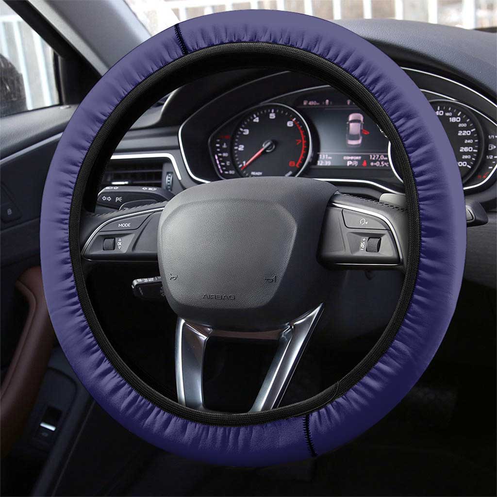 American Samoa Flag Day Steering Wheel Cover Polynesian Tribal Tattoo Eagle Art