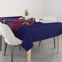 American Samoa Flag Day Tablecloth Polynesian Tribal Tattoo Eagle Art LT19 - Polynesian Pride