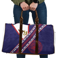 American Samoa Flag Day Travel Bag Polynesian Tribal Tattoo Eagle Art LT19 Navy - Polynesian Pride