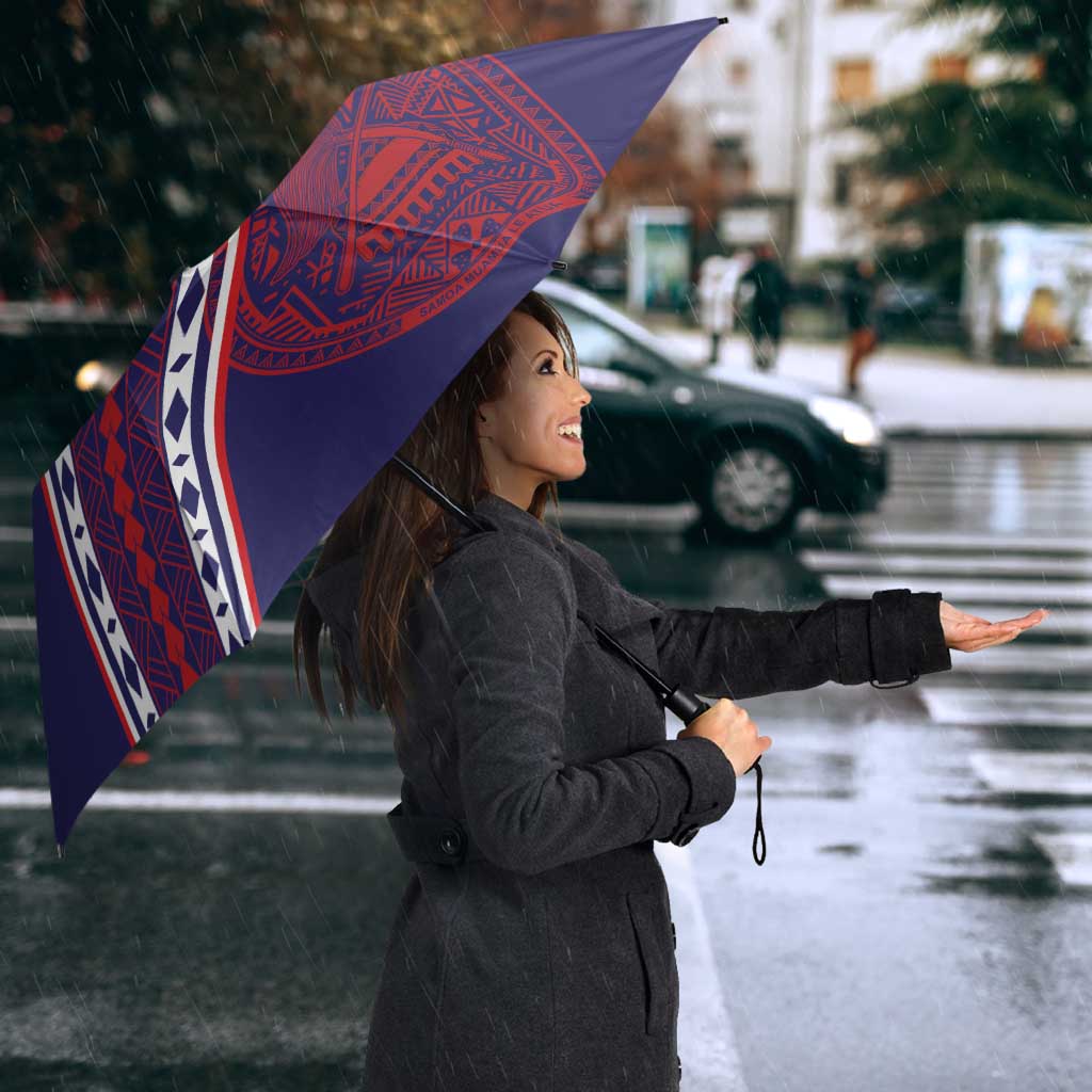 American Samoa Flag Day Umbrella Polynesian Tribal Tattoo Eagle Art LT19 - Polynesian Pride