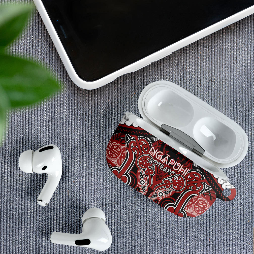Aotearoa Iwi Ngapuhi AirPods Case Maori Kowhaiwhai Pattern