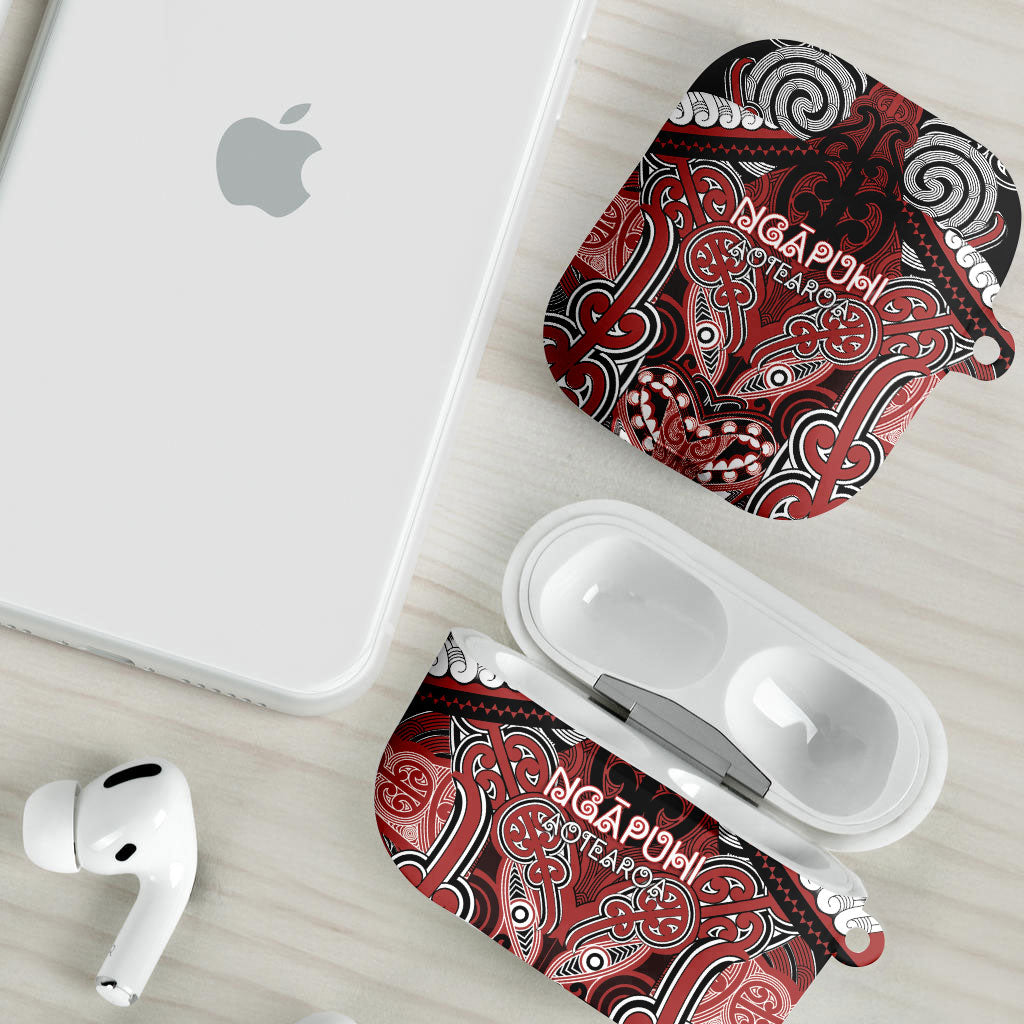 Aotearoa Iwi Ngapuhi AirPods Case Maori Kowhaiwhai Pattern