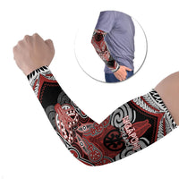 Aotearoa Iwi Ngapuhi Personalised Arm Sleeves Maori Kowhaiwhai Pattern